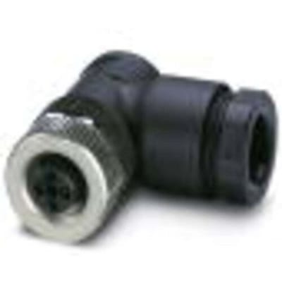 Phoenix Contact 1408989 Sensor/actuator connector, niet geassembleerd M12 Aantal polen (sensoren): 4 Bus, haaks 1 stuk(s) Piece