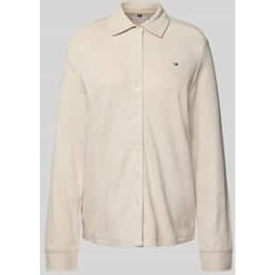 Regular fit blouse met lange mouwen van puur katoen