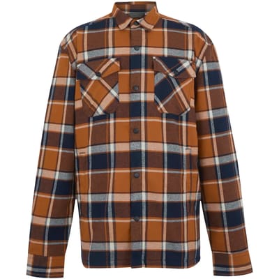 Regatta Spennith Shacket - Herenblouse lange mouw - Glazed Ginger/Navy