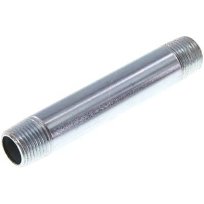 R 1/2'' Verzinkt Stalen Dubbele Pijpnippel 50 Bar DIN 2982 - 120mm [5 Stuks]