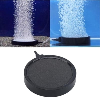 Luchtsteen voor aquaria, aquarium, bubbelsteen, vervangende schijf, zuurstofpan, aquariumaccessoires gray