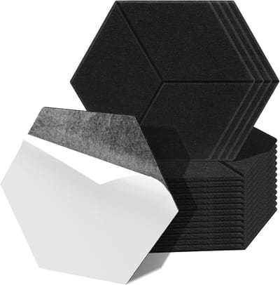 Akoestische Platen - 36 Stuks Zelfklevend, Geluidsabsorberend en Ruimtebesparend voor Wanddecoratie