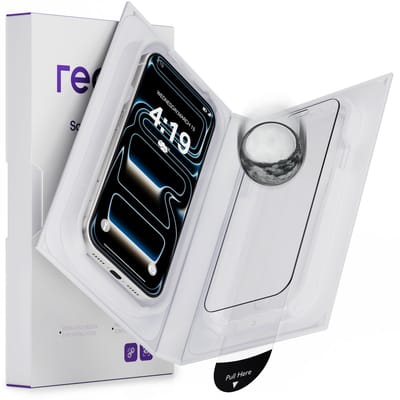 Reovo ClearShield Screenprotector - Geschikt voor iPhone 17 Pro - Anti Reflectie Glas - 9H Gehard Glas - Krasbestendig Beschermglas - Met Installatiebox