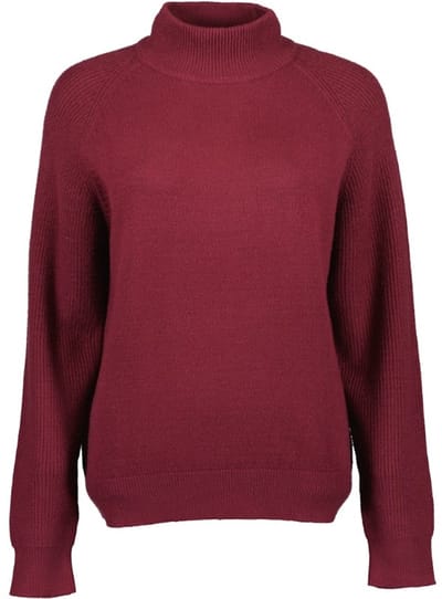 Blue Seven - Trui 248080 rood opstaande kraag/col - maat 36