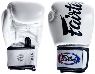 Fairtex BGV19 Deluxe Bokshandschoenen - Wit - 16 oz