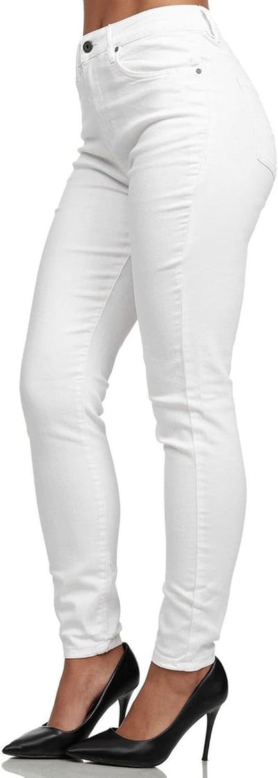 Dames Skinny Jeans Hoge Taille Stretch Denim Slim Fit Broek