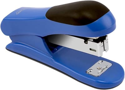 Nietmachine - Mini nietmachine - Kantoor binding - Capaciteit 25 vel - 50 gram - Blauw