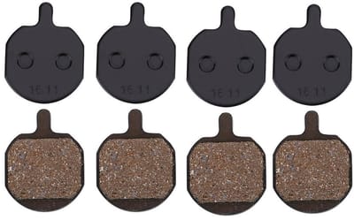 Dailygoods- Schijfremblokken 4 Paar - Vervangende Remblokken - Harsmateriaal - Geschikt voor Hayes MX2/3/4/5 CX5 GX-C GX2 - Compact en Duurzaam