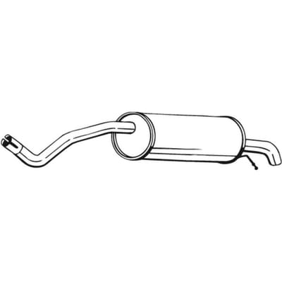 Geluiddemper achter BOSAL 220-011