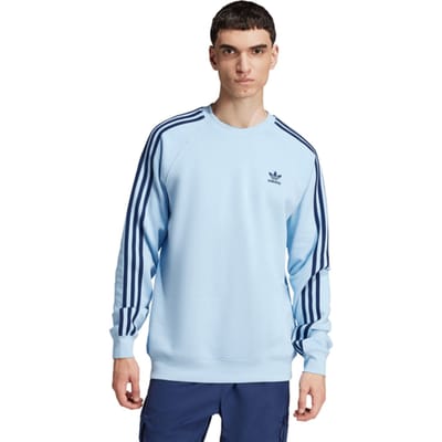 Adidas Originals 3-stripes Crew Sweatshirt Blauw