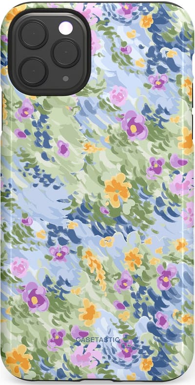 Casetastic Hoesje Geschikt voor Apple iPhone 11 Pro Max - Stijlvolle Beschermende Duo-layer Case - Vijver briesje