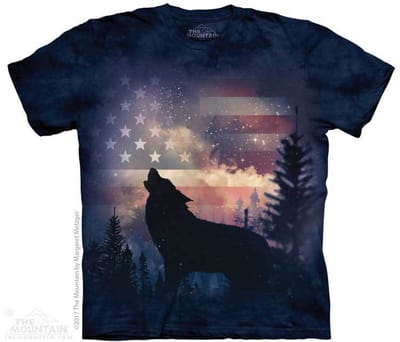 T-shirt Patriotic Howl S