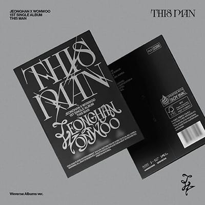 JEONGHAN X WONWOO (ZEVENTIEN)  1e Single Album ‘THIS MAN’ Weverse Albums ver. 1PCS black