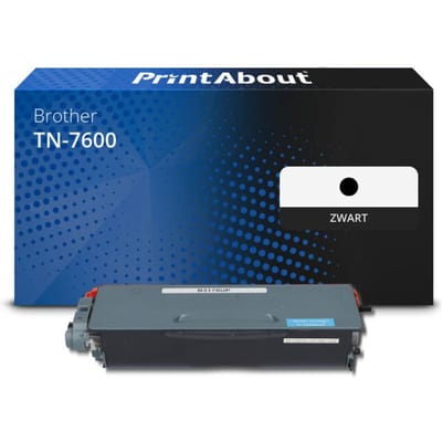 PrintAbout huismerk Toner TN-7600 Zwart Hoge capaciteit Geschikt voor Brother