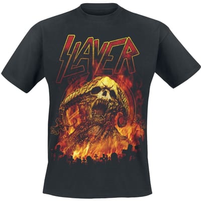 Slayer T-shirt - Demoniac Distress - S tot 5XL - voor Mannen - zwart