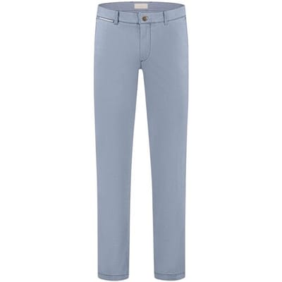 Com4 Broek Modern Chino Faux-Uni Fine Texture Blauw / male