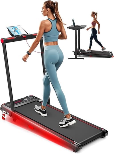 Inklapbare Loopband met 5% Helling – 2,5 PK Stille Motor – Tot 150 kg – Compact & Draagbaar voor Thuis en Kantoor