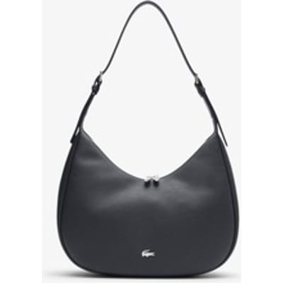 LACOSTE schoudertas Hobo Bag Dark Brown donkerbruin