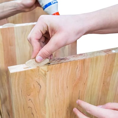 Houten Lamellen Pluggen - Platte Bevestigers - Meubelverbinding Maken - Optimale Lijmverdeling - 50 Stuks - Houtkleur