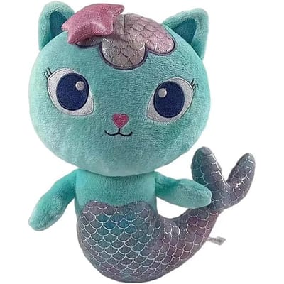 Nouveau Jouet en Peluche Gabby et la Maison Magique Mercat Dessin Animé Animaux en Peluche Chat Souriant Chat Voiture Câlin Gaby Poupées Fille Cadeaux d'Anniversaire pour Enfants