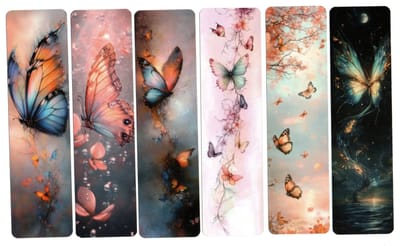 Vlinder Boekenleggers – Set van 6 – Kleurrijk & Kunstzinnig – Viwado®
