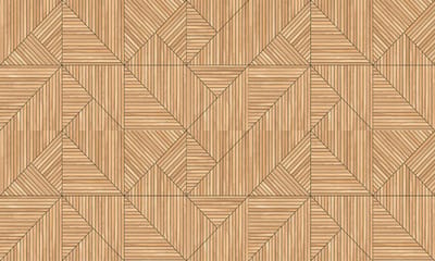 Zelfklevende vinyl muurbekleding op rol per meter - Muursticker voor hoofdbord - ART DECO HOUT - 120x200cm