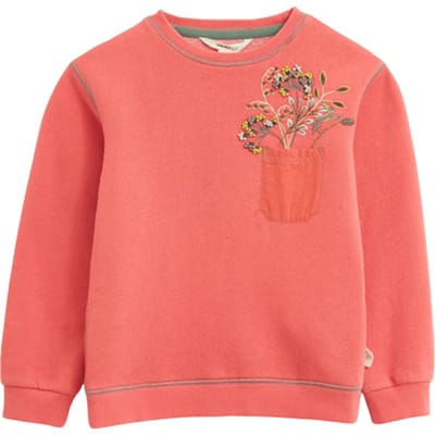 White Stuff Mini Fluer Sweat Coral Print Maat: 3-4 | Truien Outlet | Unisex | Oranje