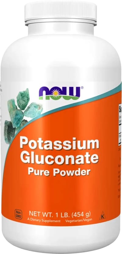 NOW Foods Kalium Gluconaat Poeder - 453 gr (1 pond)
