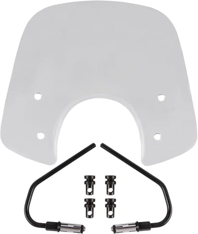 Motorfiets Windscherm - Scooter Deflector - Bescherming Rijder - Extra Dik ABS - 260 g - Helder