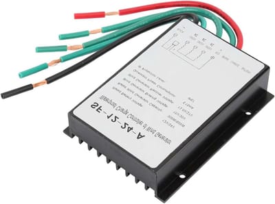 Laadcontroller - Herstelgenerator controller - Zonne-energie systeem - Automatische spanningsdetectie - IP67 bescherming - Zwart