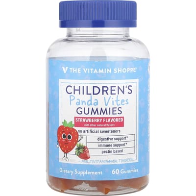 The Vitamin Shoppe, gommes Panda Vites pour enfants, fraises, 60 gommes