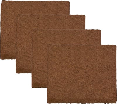 AMIG Anti-krasvilt - 4x knipvel - zwart - 50 x 100 mm - rechthoek - zelfklevend - beschermvilt
