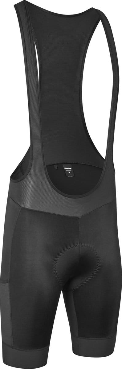 GripGrab - RIDE Korte Fietsbroek met Zeem en Bretels Wielrenbroek Bib Shorts - Zwart - Heren - Maat M