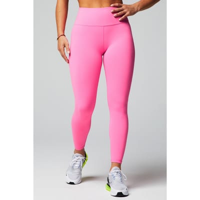 Fabletics Boost 7/8 Electric Rose/wavy Cheetah Size: S Short | Leggings Outlet | Dames | Roze