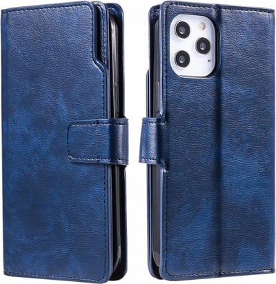 Hoesje geschikt voor Samsung Galaxy S21 Ultra - Bookcase - Pasjeshouder - Portemonnee - Luxe - Kunstleer - Blauw