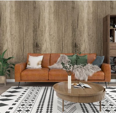 60 cm x 9 m dik lichtgrijs lichtbruin houtvezel zelfklevend behang vintage grijs houtlook structuurbehang zelfklevend wandbehang vinyl mat textuur plakfolie meubelsticker voor het tafelblad