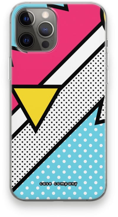 Case Company® - Hoesje geschikt voor iPhone 12 Pro Max hoesje - Pop Art #3 - Soft Cover Telefoonhoesje - Bescherming aan alle Kanten en Schermrand