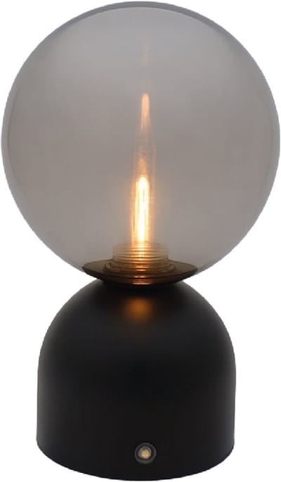Luxus Europe - Tafellamp Touch Lina Zwart - Draadloze LED Tafellamp Binnen - USB-C Oplaadbaar - Touchbediening - Dimbaar - 3 Lichtkleuren