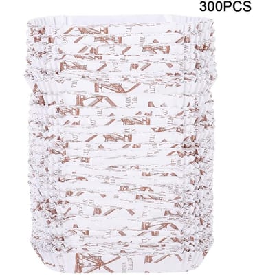 Lot de 300 emballages pour cupcakes en papier pour la maison, accessoires de pâtisserie(Moulin à vent