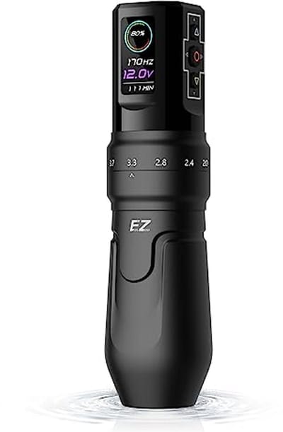 Draadloze Tatoeage Machine met OLED Digitaal Display en Variabele Beroertes
