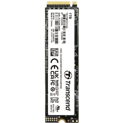 Transcend MTE712A 1 TB NVMe/PCIe M.2 SSD 2280 harde schijf PCIe NVMe 4.0 x4 Industrial TS1TMTE712A