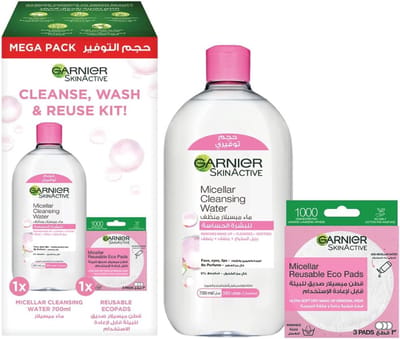 Garnier SkinActive Cleanse, Wash & Reuse Kit