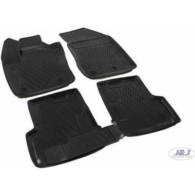 J&J AUTOMOTIVE | Tapis De Sol En Caoutchouc 3D Exclusive Pour Jeep Renegade depuis 2014 noir