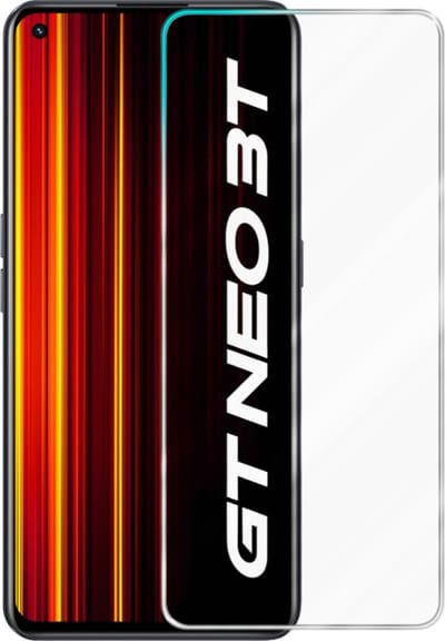 Cadorabo Screenprotector geschikt voor Realme GT Neo 3T - Pantser film Beschermende film in KRISTALHELDER Geharde (Tempered) display beschermglas in 9H hardheid met 3D Touch