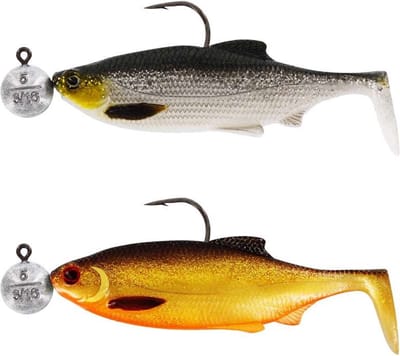 Westin Ricky The Roach 10cm R n R 10g - Haak 6/0 (2 pcs) - Kleur : Dark Water Mix 4