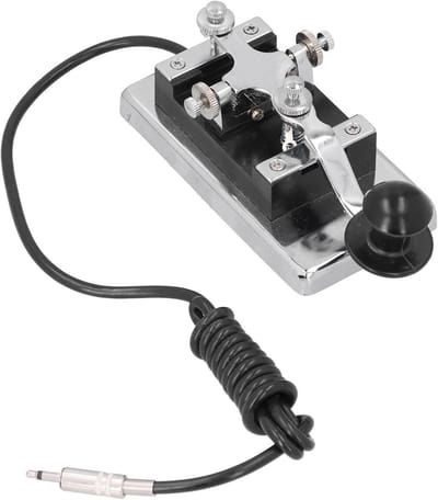 Morse Code Sleutel met Buzzer en Stemgeluiden, Handmatige CW Oefentool voor Fysieke Educatie en Communicatie Training