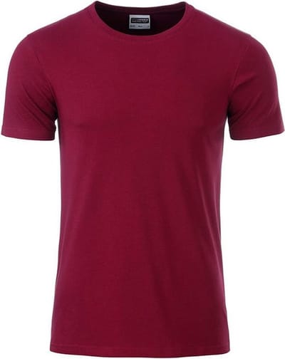 James and Nicholson - Heren Standaard T-Shirt (Paars)