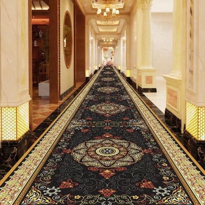 Europese High-End Eetzaal Lange Gang Tapijt Commercieel Hotel Doorgang Tapijten Antislip Huis Lobby Tapijt Runner Op Maat 160*200cm