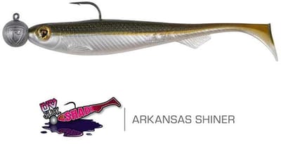 Fox Rage Loaded Slick Shad 9cm - Kleur : UV Natural Perch