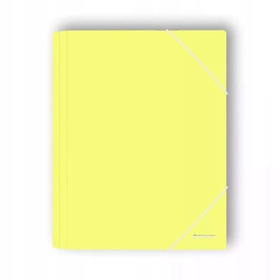 Penmate A4 Map met Elastiek - Geel, 315x250mm